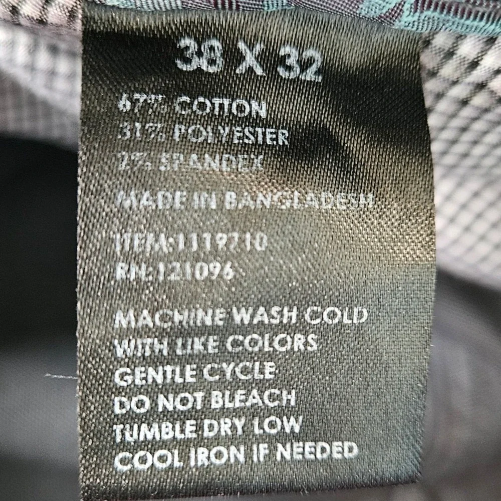 English Laundry Mens 38x32 Dark Grey 5-Pocket Straight Leg Pants Denim Style‎